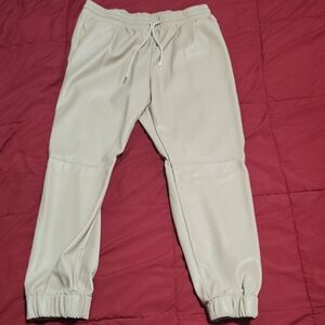 Women's Cream Jogger Pants